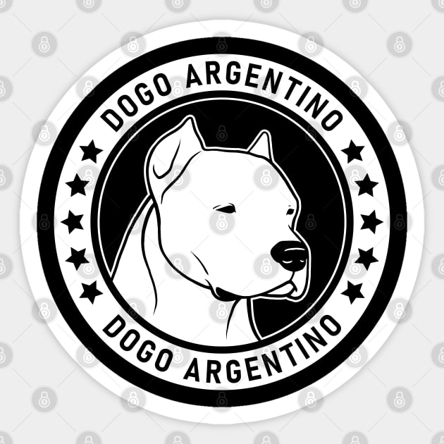 Dogo discount argentino sticker